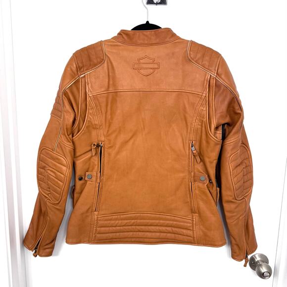 Harley-Davidson Women's Pursuit Triple Vent Leather Jacket -  97025-23VW - Picture 6 of 9